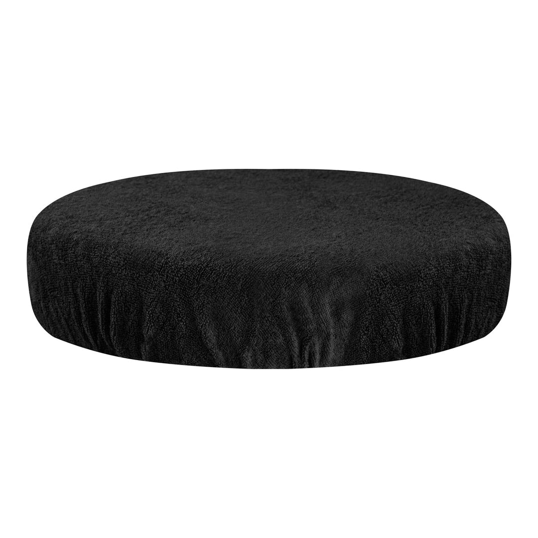Funda de Taburete Terry Negro 1