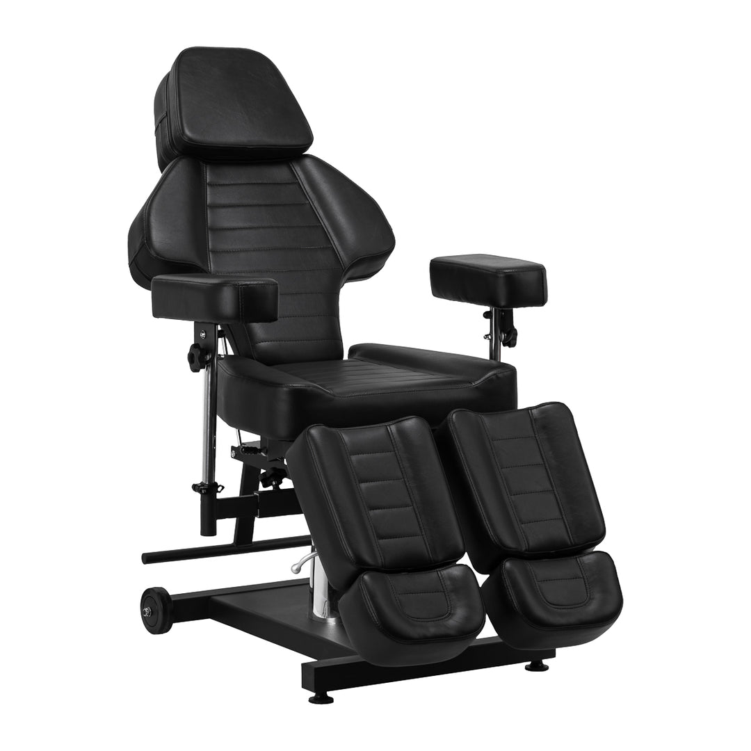 Sillón de Tatuaje Hidráulico Pro Ink 601A Negro
