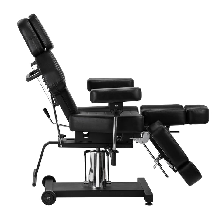 Sillón de Tatuaje Hidráulico Pro Ink 601A Negro - imagen 5