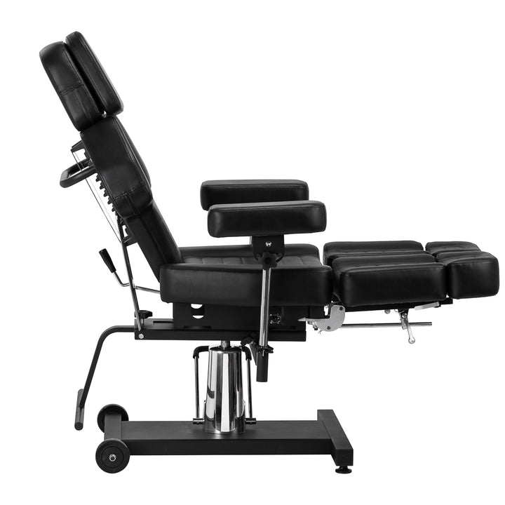 Sillón de Tatuaje Hidráulico Pro Ink 601A Negro - imagen 6
