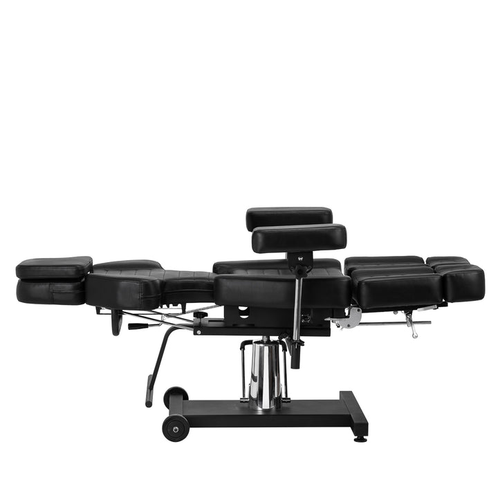 Sillón de Tatuaje Hidráulico Pro Ink 601A Negro - imagen 8