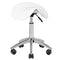Taburete con Ruedas AM-302 Blanco