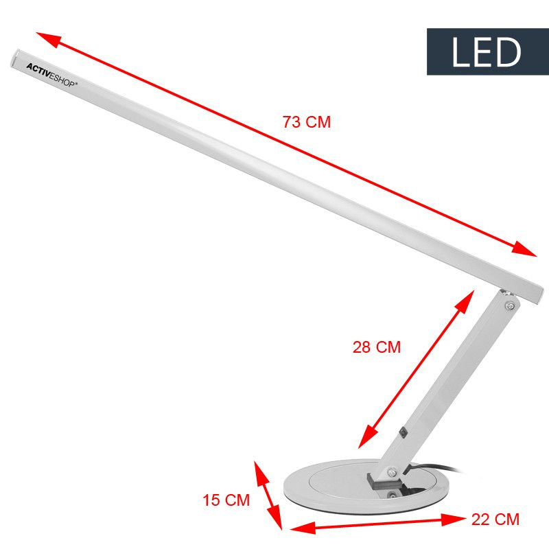 Lampara de Escritorio LED Slim 8.4W Aluminio - imagen 3