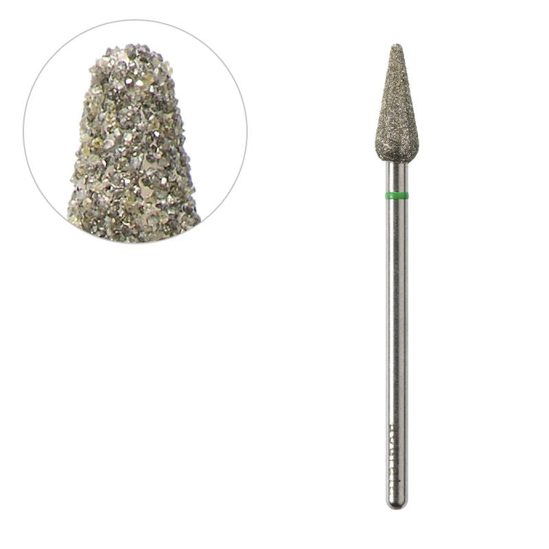Acurata Fresa pedicura Diamante Cono Redondo ⌀4.7/12 mm grueso 1