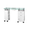Mesa Manicura 013B Blanco con Aspirador