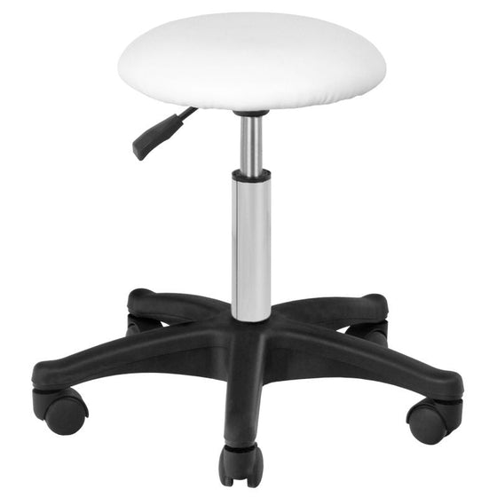 Taburete con Ruedas AM-312 Blanco