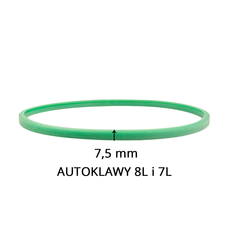 Woson Junta de Silicona Verde para Autoclave 7L y 8L 7,5 mm 2