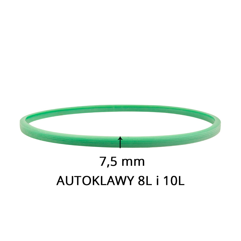 Woson Junta de Silicona Verde para Autoclave 10L y 12L 7,5 mm 2