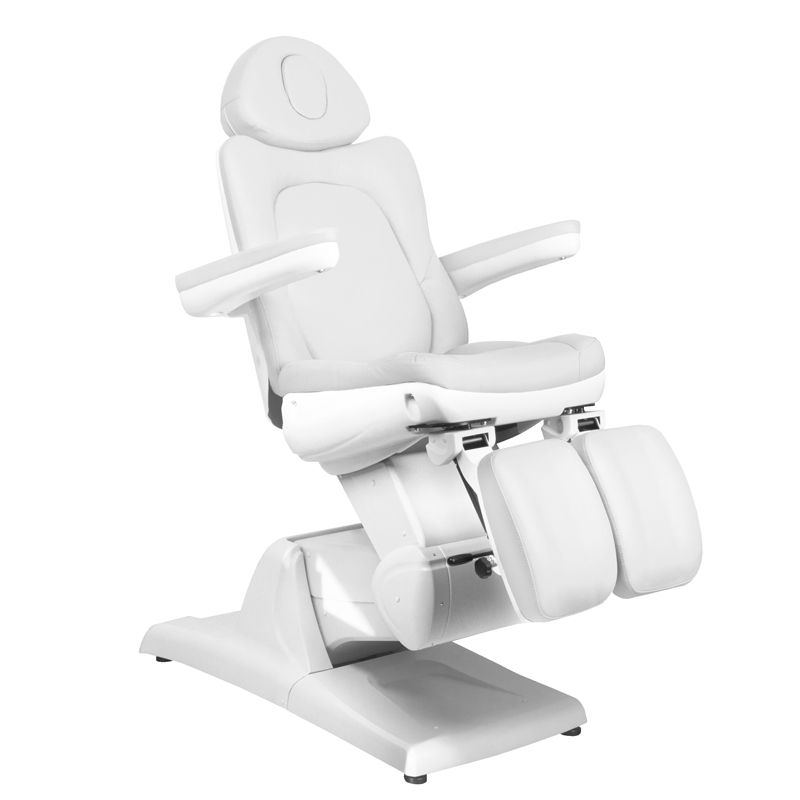 Sillón Estético Eléctrico Azzurro 870S 3 Motores Pedi Blanco