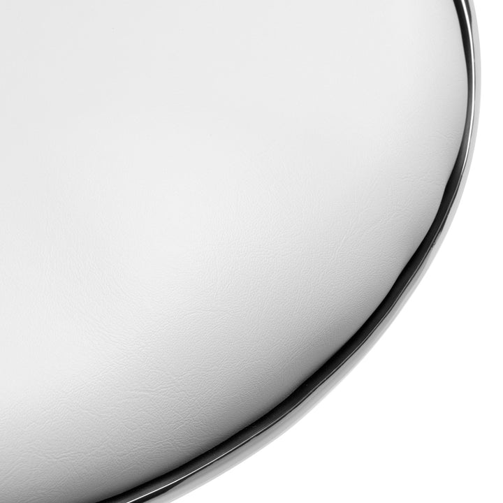 Taburete Ergonómico con Ruedas y Respaldo Gabbiano Q-4599 Blanco - imagen 5