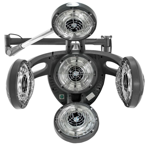 Secador de Casco Pared Gabbiano Infrazón GD-505W Gris