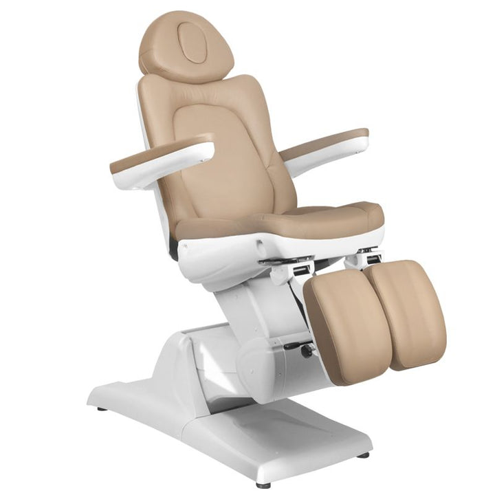 Sillón Estético Eléctrico Azzurro 870S 3 Motores Pedi Cappuccino