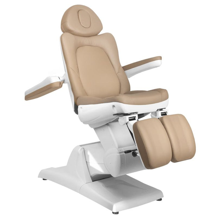Sillón Estético Eléctrico Azzurro 870S 3 Motores Pedi Cappuccino - imagen 2
