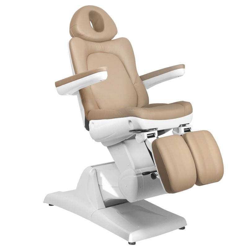 Sillón Estético Eléctrico Azzurro 870S 3 Motores Pedi Cappuccino - imagen 3