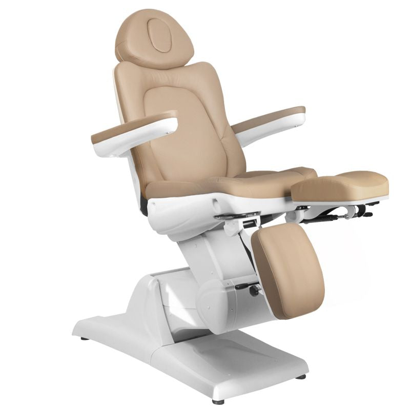 Sillón Estético Eléctrico Azzurro 870S 3 Motores Pedi Cappuccino - imagen 4