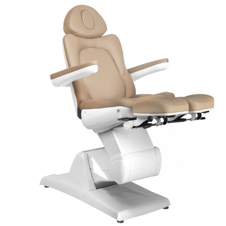 Sillón Estético Eléctrico Azzurro 870S 3 Motores Pedi Cappuccino - imagen 5