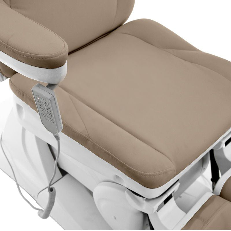 Sillón Estético Eléctrico Azzurro 870S 3 Motores Pedi Cappuccino - imagen 10