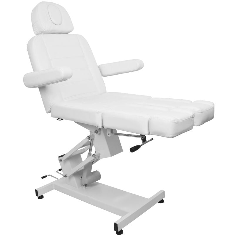 Sillón Estético Eléctrico Azzurro 706 1 Motor Pedi Blanco - imagen 5