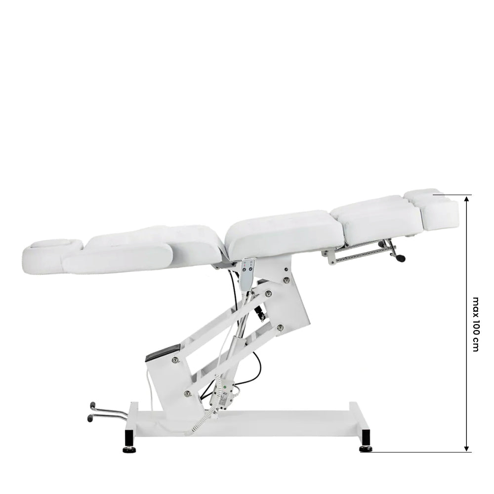 Sillón Estético Eléctrico Azzurro 706 1 Motor Pedi Blanco - imagen 13