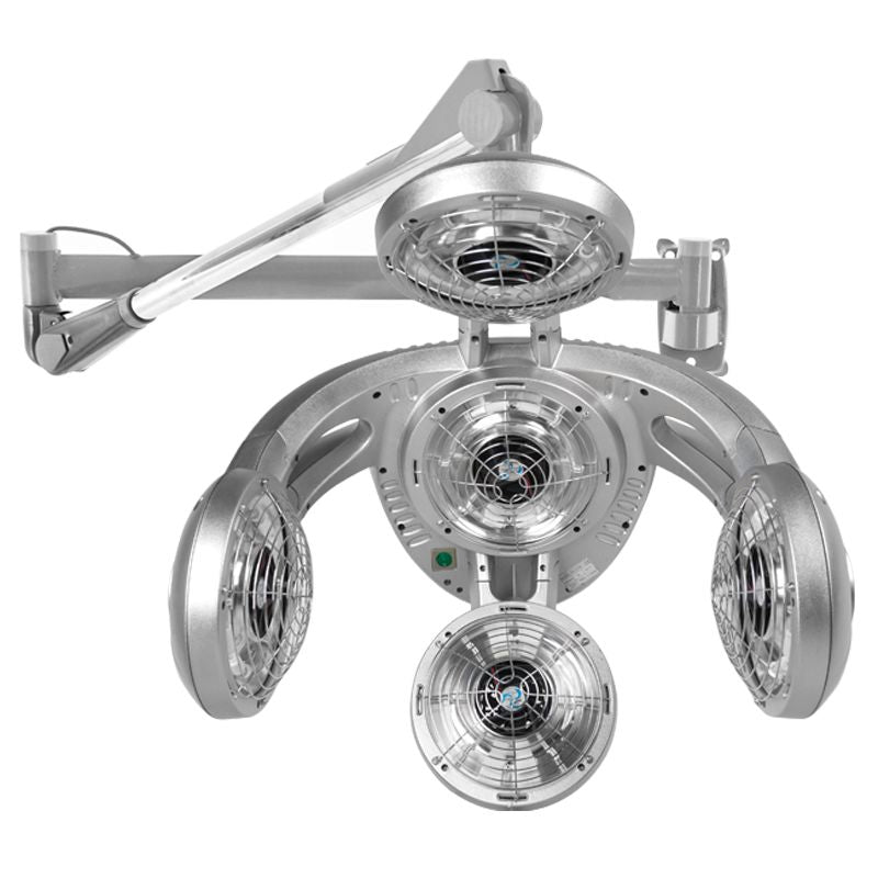 Secador de Casco Pared Gabbiano Infrazón GD-505W Plata
