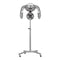 Secador de Casco de Pie Gabbiano Infrazón GL-505S Plata