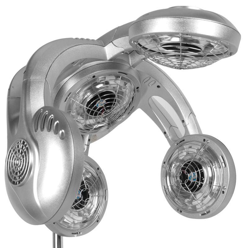 Secador de Casco de Pie Gabbiano Infrazón GL-505S Plata - imagen 4