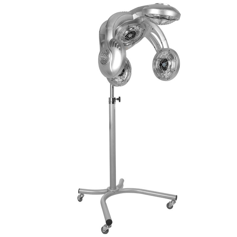 Secador de Casco de Pie Gabbiano Infrazón GL-505S Plata