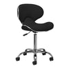 Taburete Ergonómico con Ruedas y Respaldo Gabbiano Q-4599 Negro