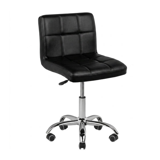 Silla Estética con Ruedas y Respaldo A-5299 Negro