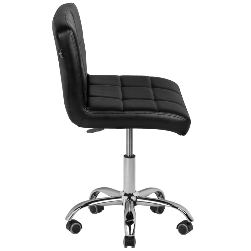 Silla Estética con Ruedas y Respaldo A-5299 Negro - imagen 5
