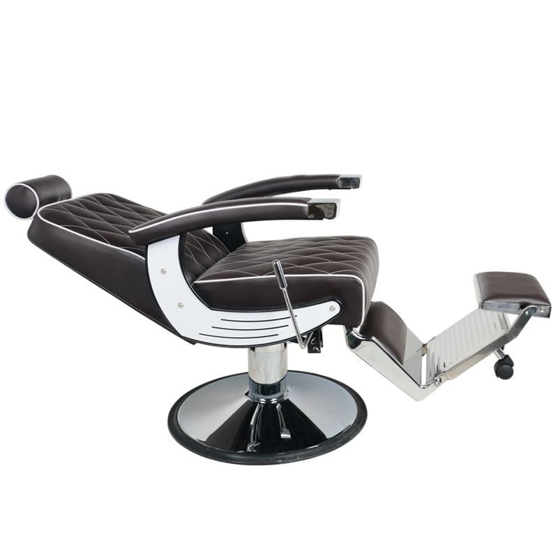 Sillón de Barberia Gabbiano Imperial Marrón - imagen 2