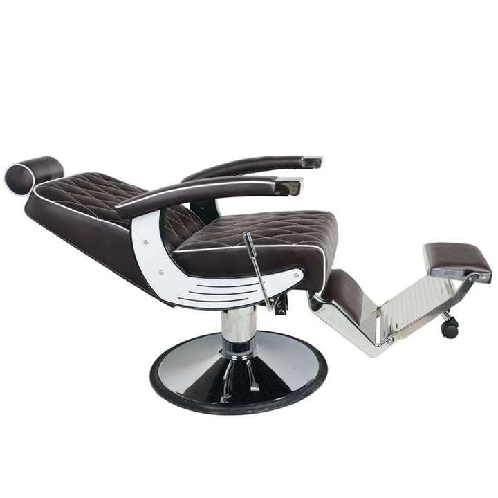 Sillón de Barberia Gabbiano Imperial Marrón - imagen 2