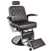 Sillón de Barberia Gabbiano Imperial Marrón