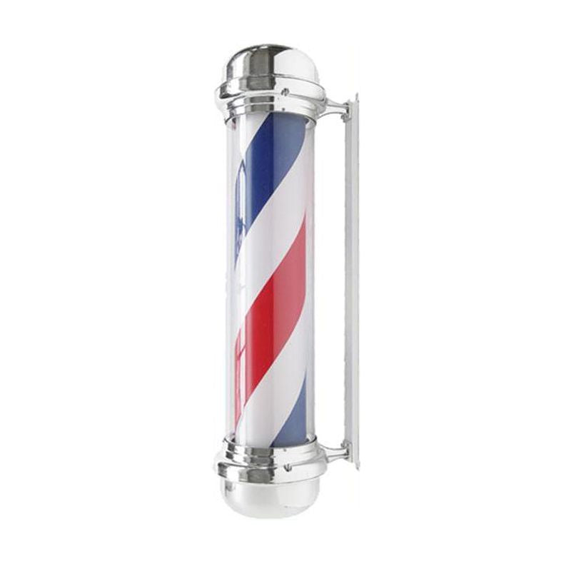 Barber Pole Iluminado y Giratorio Gabbiano BB-02 Plata