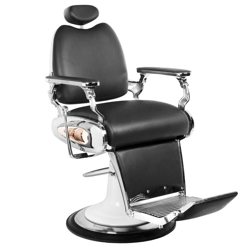 Sillón de barbero Gabbiano Moto Style Negro 1