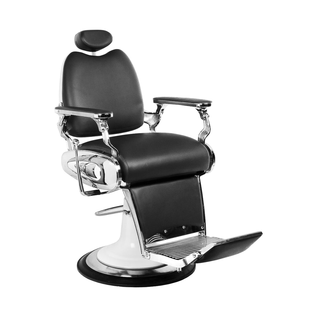 Sillón de Barberia Gabbiano Moto Style Negro
