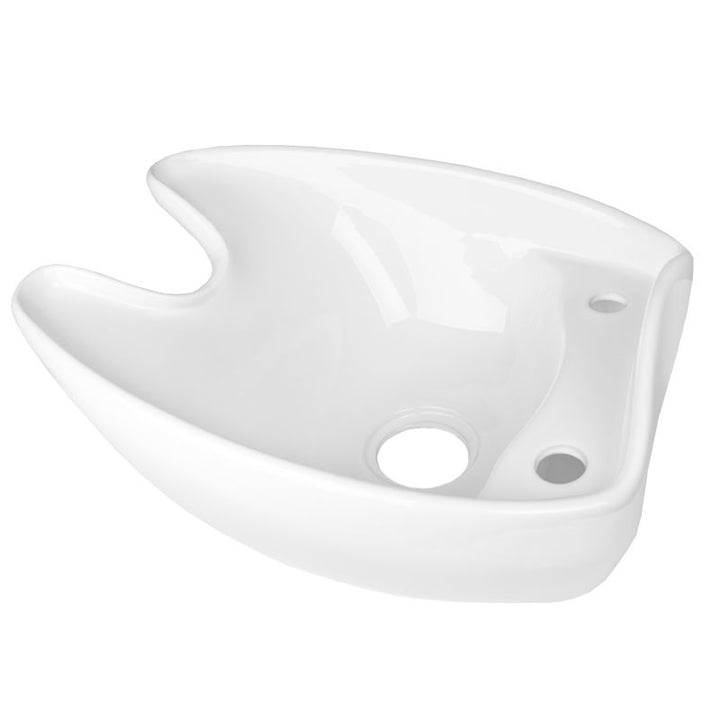 Lavabo Cerámico para Lavacabezas Gabbiano Blanco - imagen 2