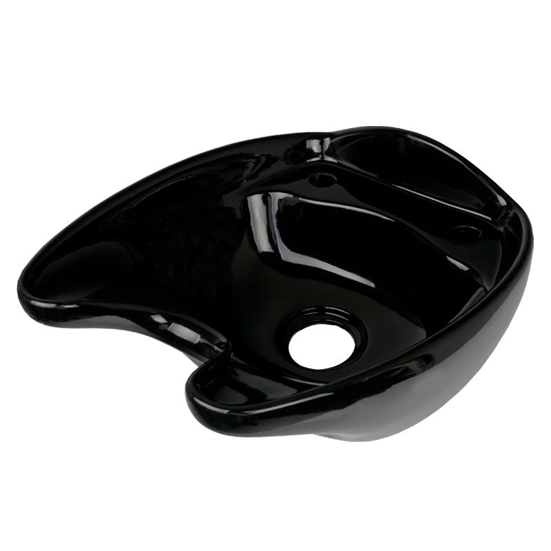 Lavabo Cerámico para Lavacabezas Gabbiano Negro