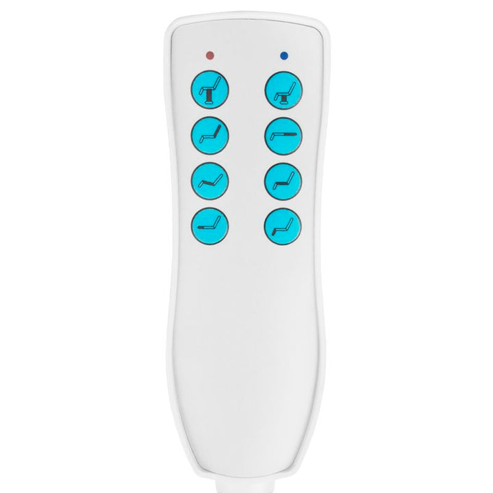 Sillón Estético Eléctrico Azzurro 869A 4 Motores Giratorio Blanco