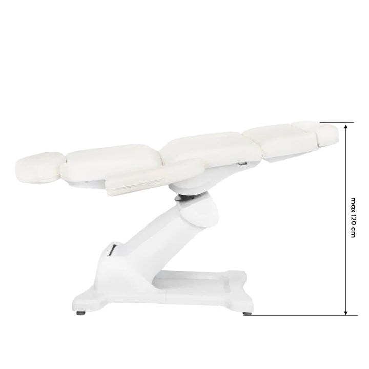Sillón Estético Eléctrico Azzurro 869A 4 Motores Giratorio Blanco - imagen 3