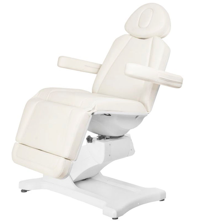 Sillón Estético Eléctrico Azzurro 869A 4 Motores Giratorio Blanco - imagen 4