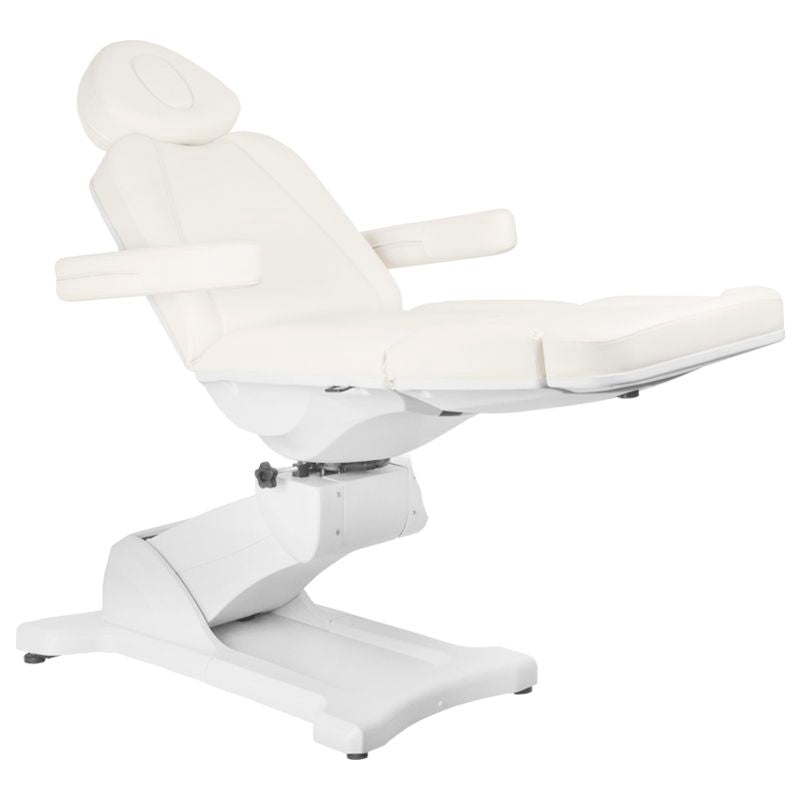 Sillón Estético Eléctrico Azzurro 869A 4 Motores Giratorio Blanco - imagen 5