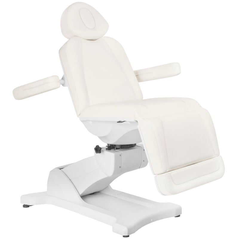 Sillón Estético Eléctrico Azzurro 869A 4 Motores Giratorio Blanco - imagen 10
