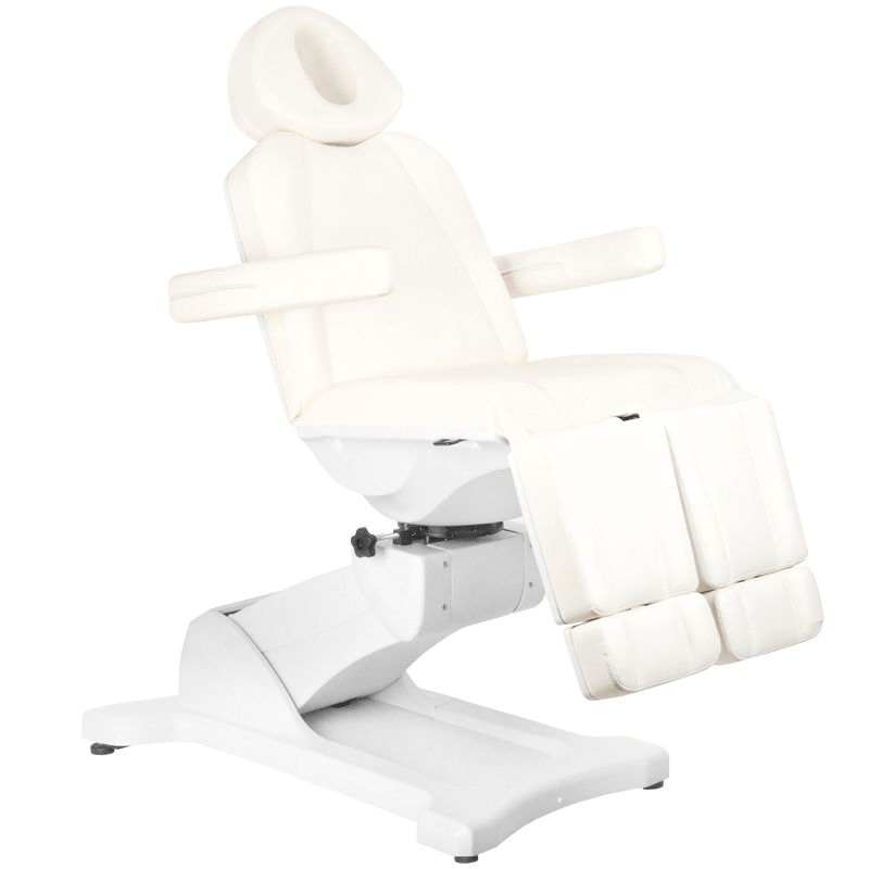 Sillón Estético Eléctrico Azzurro 869AS 5 Motores Pedi Giratorio Blanco - imagen 3
