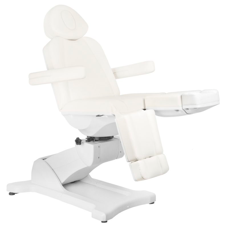 Sillón Estético Eléctrico Azzurro 869AS 5 Motores Pedi Giratorio Blanco - imagen 6