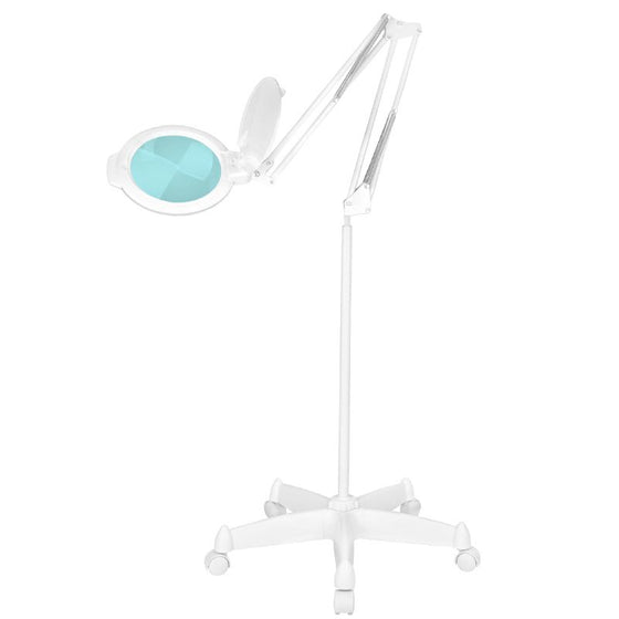 Lámpara Lupa LED SMD 5D con Pie Glow Moonlight 8013 Blanca