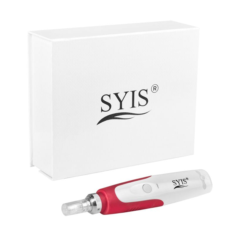 Microneedling Pen Syis 03 Blanco-Rojo - imagen 2