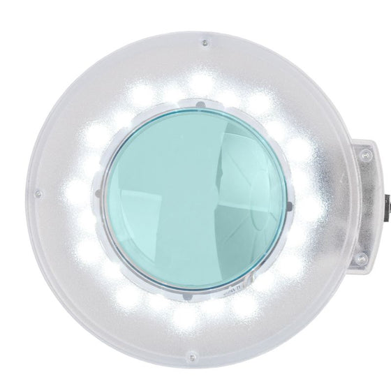 Lámpara Lupa LED 5D con Pie S5 Blanca