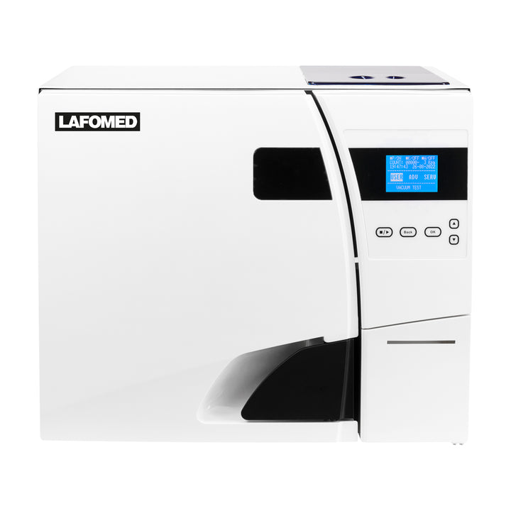 Autoclave Lafomed Premium Line LFSS23AA LCD con impresora 23 L clase B médica 2