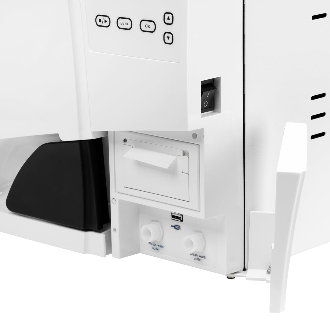 Autoclave Lafomed Premium Line LFSS23AA LCD con impresora 23 L clase B médica 9